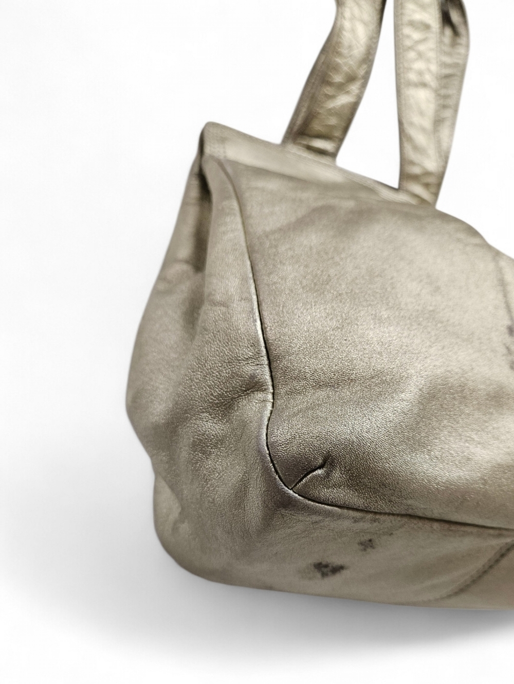 Loewe Nappa Lambskin Leather Knotted Tote Bag In Light Gold - Picture 7 of 15